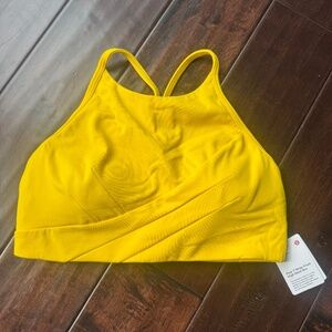 Lululemon Flow Y Wrap Front High Neck Bra, MZYW, Size 8, NWT